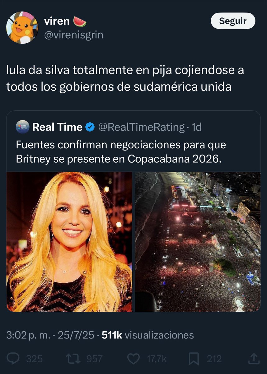 sofilopiccolo's tweet image. Si querés ganar el voto femenino, ES FÁCIL:
-Hacé recitales de Britney y Lady Gaga pagados con la plata del contribuyente.
-Hacete el aliado, aprobá la peor ley de aborto y volvé a tu vida normal (no importa si le pegás a tu mujer).
Y LISTO ✅ Tenés en voto femenino asegurado.