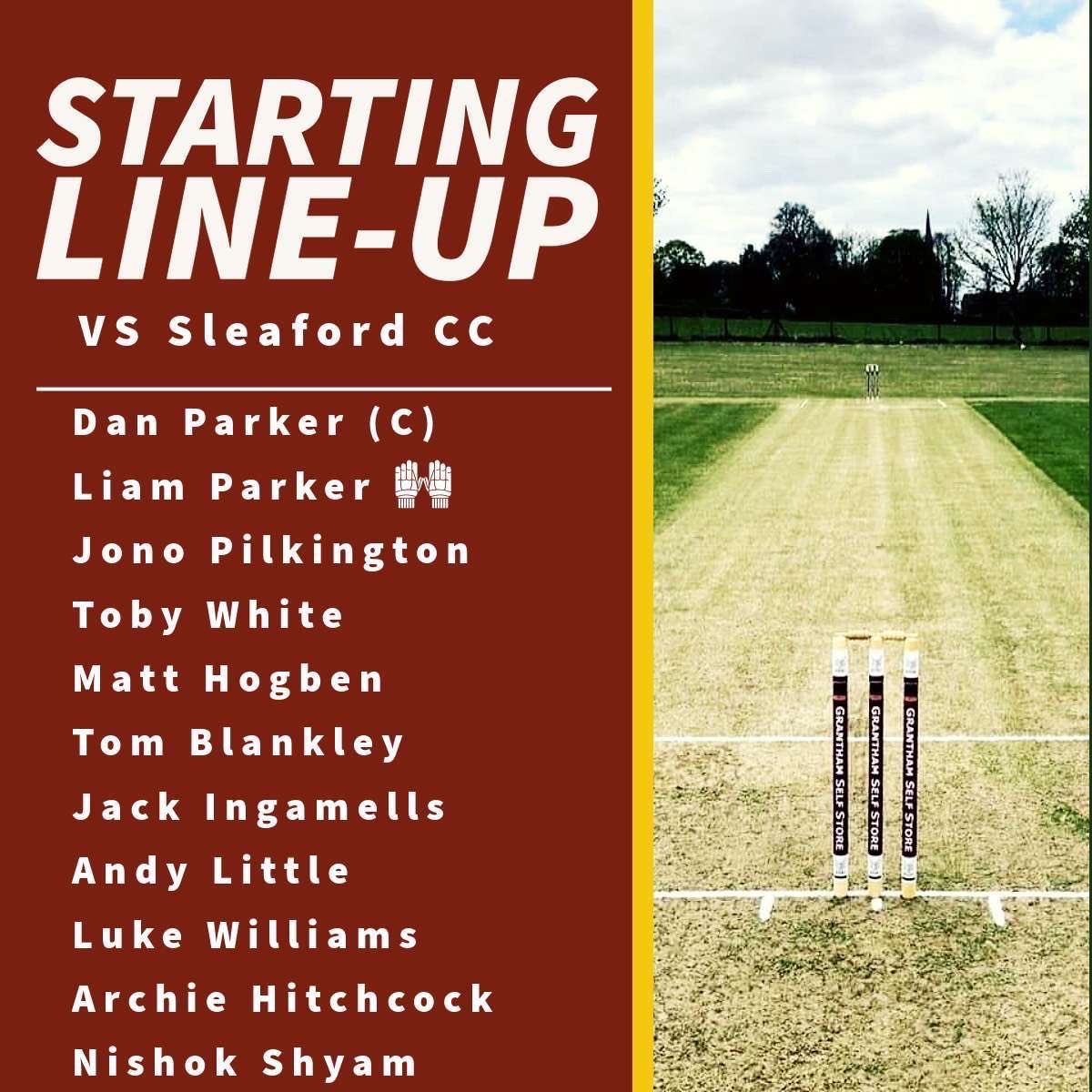 It’s match day tomorrow 

Team news :🗞️ 
🦌 Barkston &amp; Syston CC XI
🆚 Sleaford CC Xl
🏆 Lincoln &amp; District League Premier Division 
📍Hoddington Road Barkston NG32 2NG
⏰ 1pm  
🗓️ Sunday 27th July
