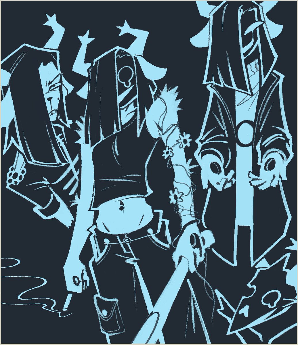 Loop2D's tweet image. Beware the girl who&apos;s clad in dark