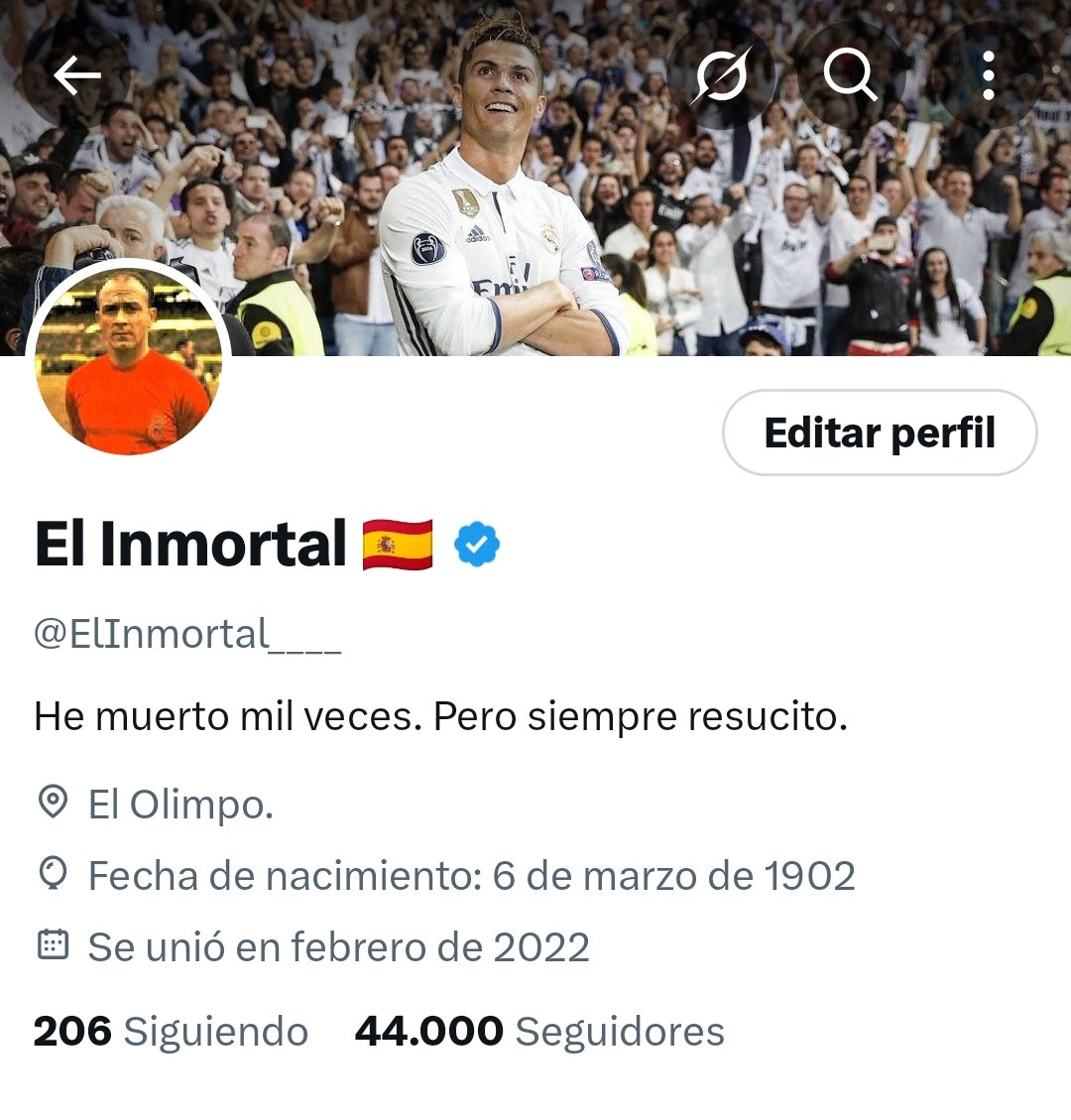 ElInmortal____'s tweet image. No tengo tanto tiempo para tuitear.
No tengo tanta ilusión por esto como hace años.
Pero aun así seguís apoyando y apoyando. En las buenas y en las malas.
44.000 YA. INCREÍBLE.
Quizás algún día vuelva a tope con esto. De momento, solo puedo decir: GRACIAS, GRACIAS Y GRACIAS.