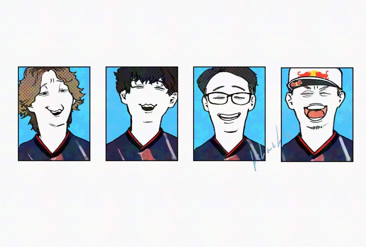 bsh_wrblr's tweet image. 去年と今年
描き慣れた…のか？