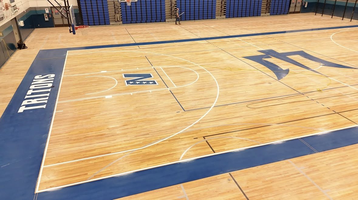 Gym is closed but that doesn’t mean work isn’t going on inside.

#tritonpride