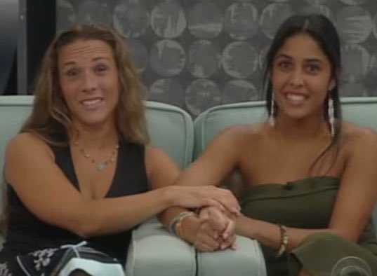 angeleah4life's tweet image. Morgan telling Lauren she can't believe Maggie and Yvette made it to the final 2 of BB6 #BB27
