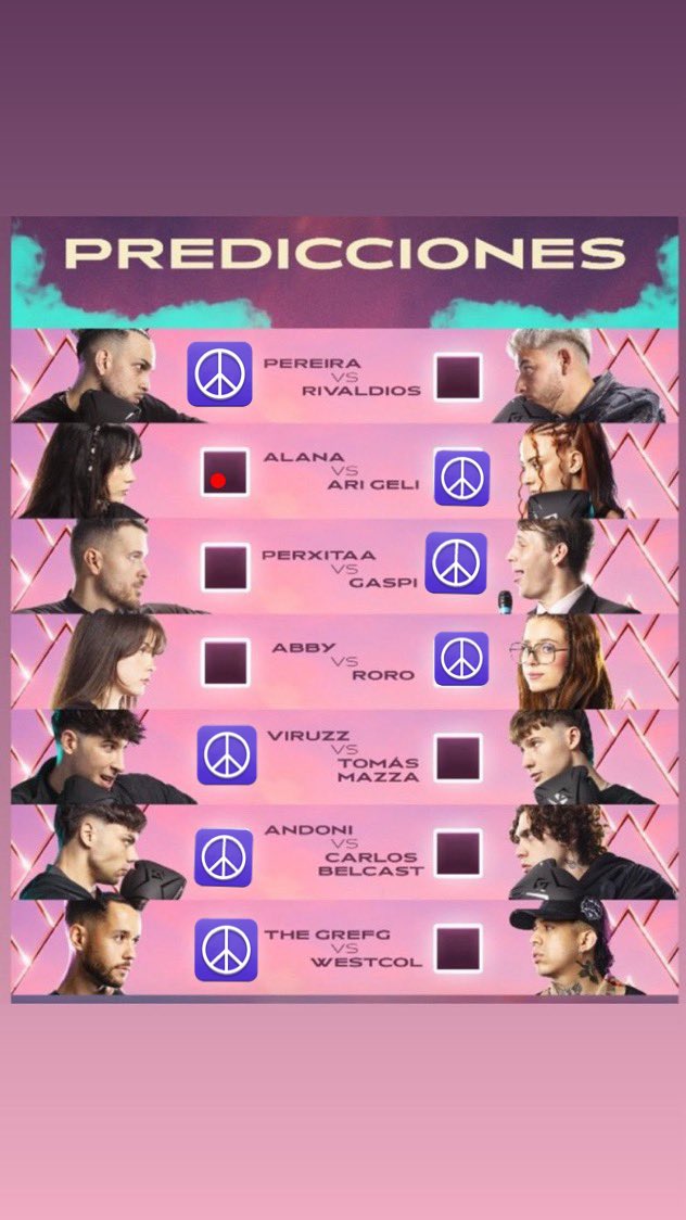 joatbv's tweet image. Quienes quiero que ganen
