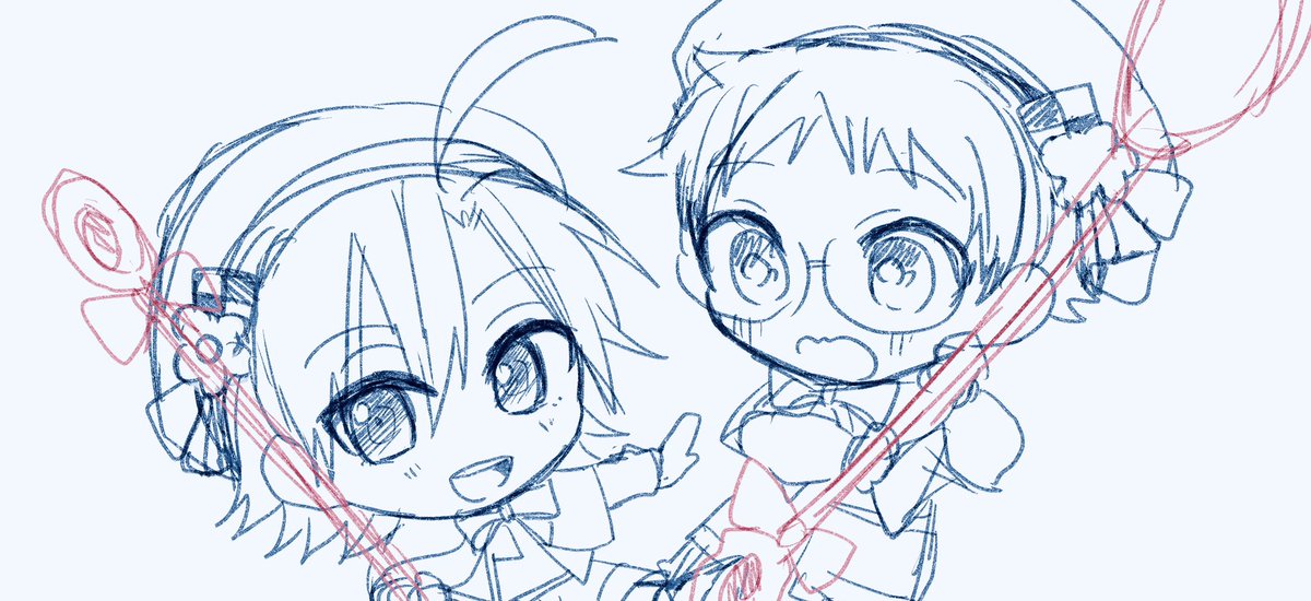 BOOTH通販お待たせしてしまい申し訳ございません🙇‍♀️
今更少し描き始めてしまいました……
早めに発送できるように致します🙇‍♂️