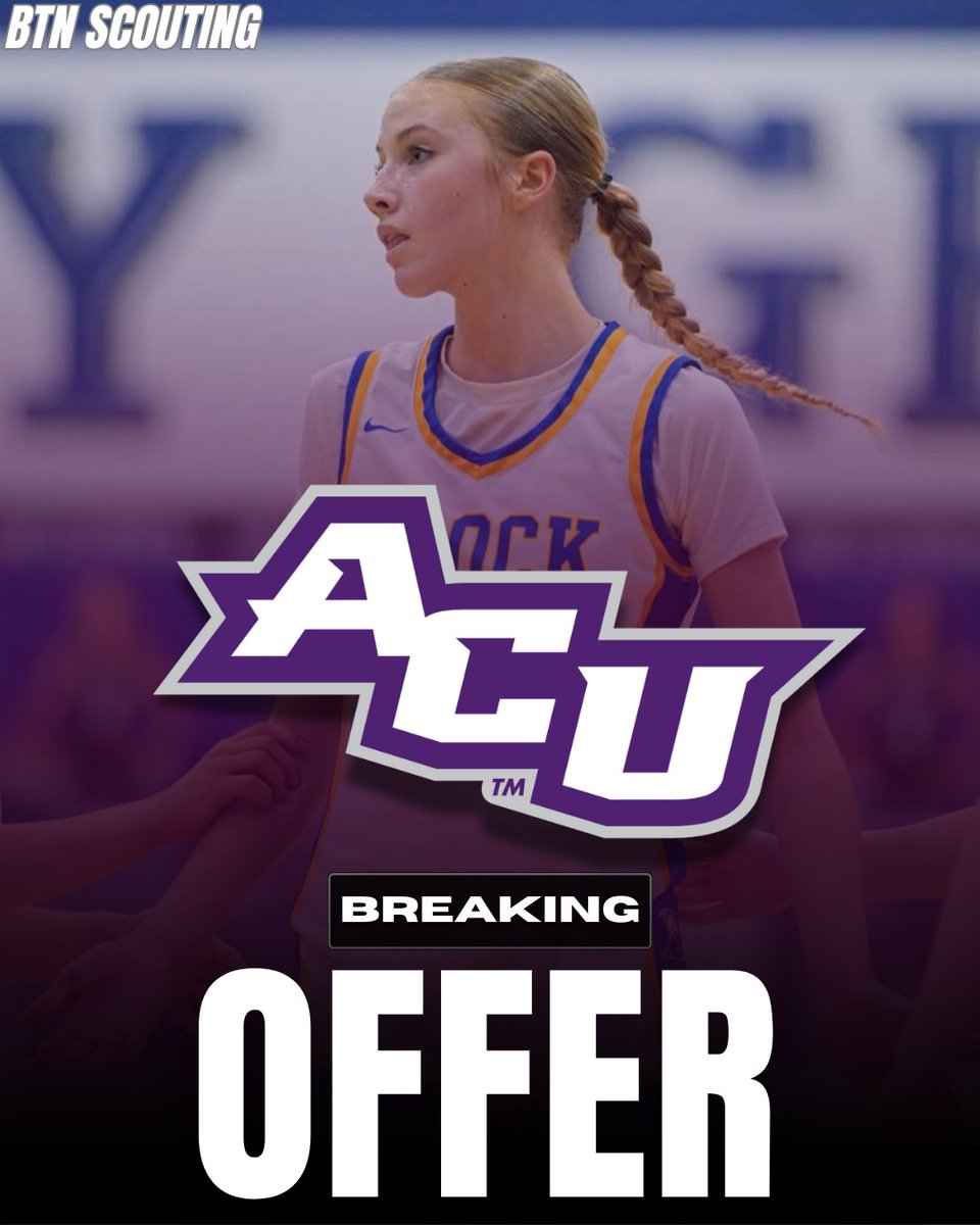BTNScouting's tweet photo. BTN Scouting Service Update 🚨

28' Laney Hudson (@LaneyHud28) 6'0" Guard from Brock High School (TX) picks up an offer from Abilene Christian (@ACUWBB) (@coachgoodenough) (@_coachyak)

read more+: https://t.co/B3M3xPyqaI

@CFEliteSports | @BTNScouting https://t.co/edYgIjvaTG