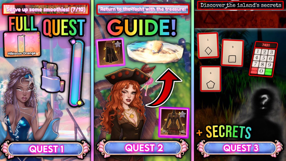 RoyaleLunaa's tweet image. FULL SUMMER QUEST TUTORIAL! ALL PAGE LOCATIONS, SECRET SET, CUTSCENES & MORE! | Roblox
youtu.be/PgQjcVTAgxo
NEW LONG FORM VIDEO OUT NOW! go watch :) @_Dress2Impress @TheDTINews