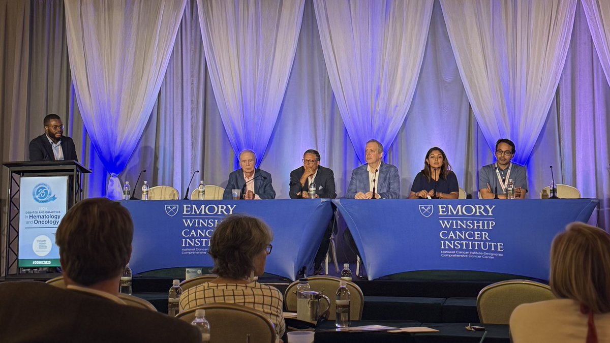 To conclude the day at #DDHO2025, all speakers from the myeloma session join together for a patient-based panel discussion and Q&amp;A—bringing clinical insights to real-world scenarios.