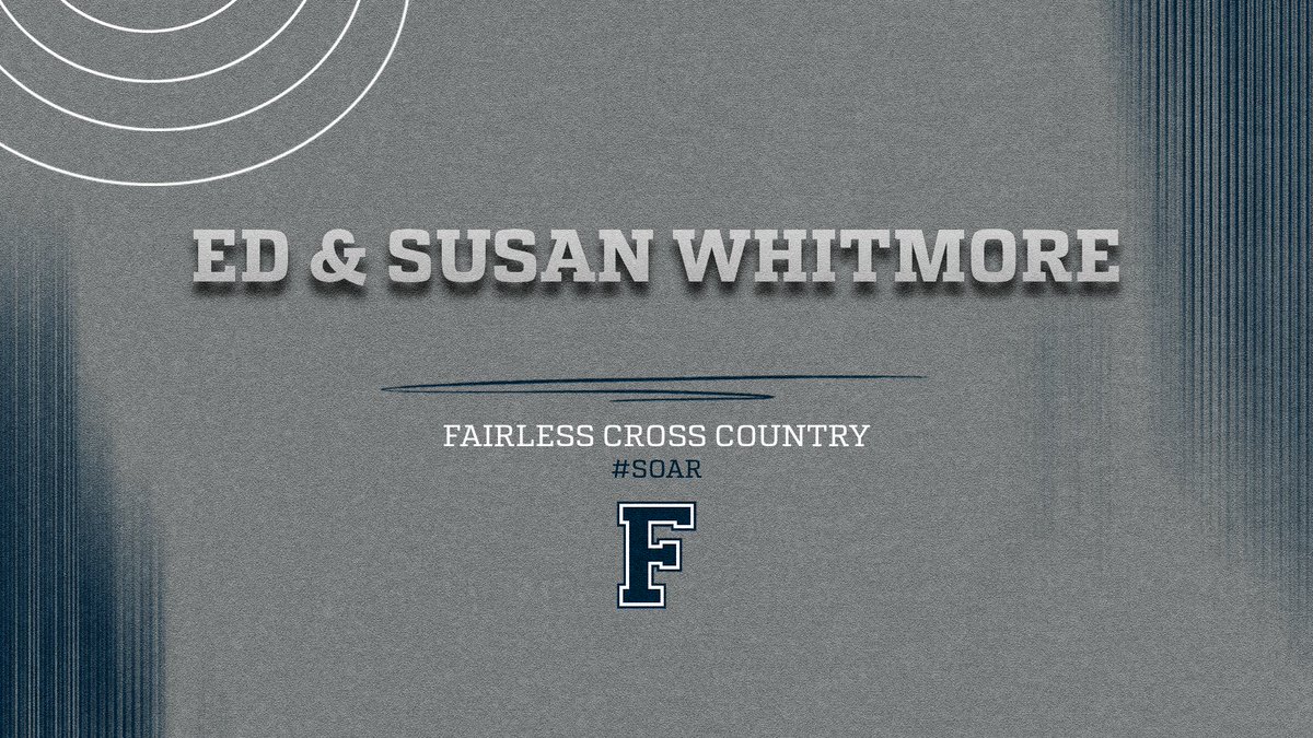 AthleticFalcons's tweet image. A big thank you to Ed &amp;amp; Susan Whitmore for their support of our Cross Country course! #SOAR #GoFalconsGo