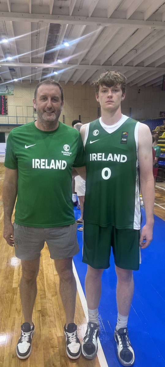 Love watching my son play for <a href="/BballIrl/">Basketball Ireland</a> and following in my footsteps. Currently in Romania at u18 EuroBasket. He is blazing his own trail playing the game the right way. His future is very bright. Very proud. ❤️🇮🇪🏀
