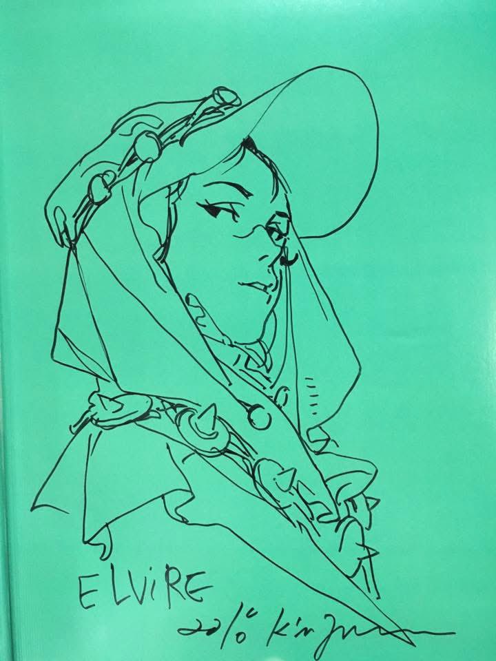 「KJG-signed books - pure drawing mastery,」|Kim Jung Gi USのイラスト