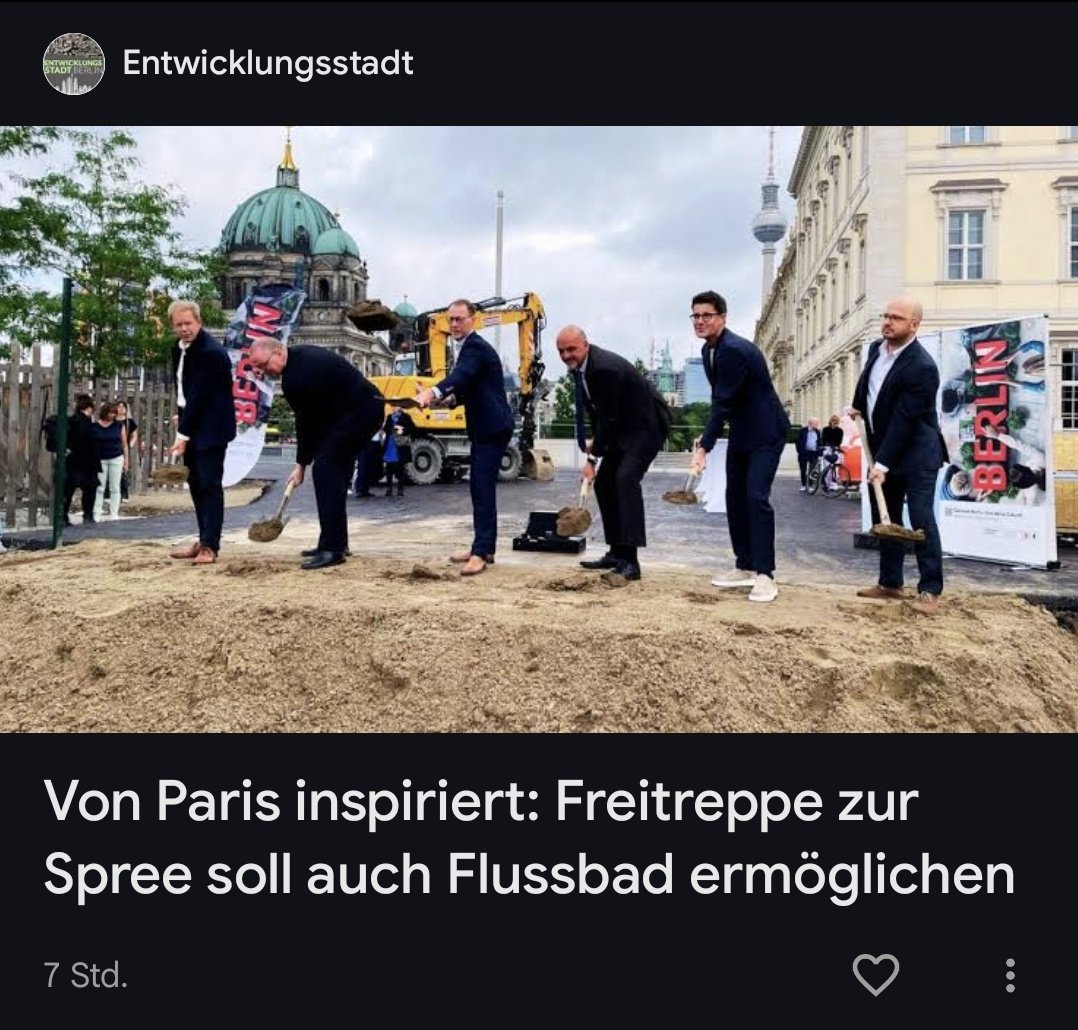 In Paris hat man vorher aber den Fluss sauber gemacht 😭