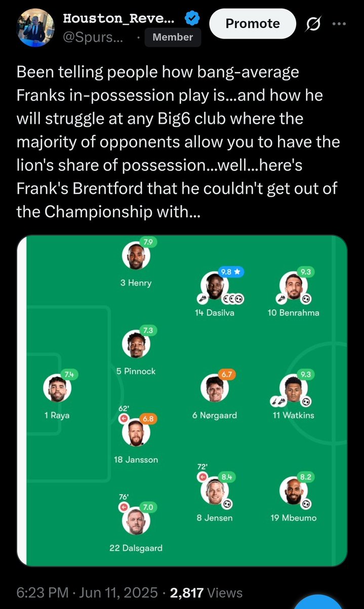 SpursGuy88's tweet image. Told you so...11 June🙄