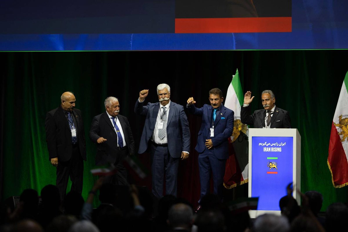 Reza Pahlavi Communications (@pahlavicomms) on Twitter photo Speech by Members of the Yarasan Religious Community:
“In the name of Iran,
 And with greetings to our fellow compatriots and esteemed guests,
We, the undersigned—Ali Asghar Khosravi, Ali Mehrabi, Azizmorad Akbari, Bashir Amirkhani, and myself, Hossein Khalifeh—stand here as Speech by Members of the Yarasan Religious Community:
“In the name of Iran,
 And with greetings to our fellow compatriots and esteemed guests,
We, the undersigned—Ali Asghar Khosravi, Ali Mehrabi, Azizmorad Akbari, Bashir Amirkhani, and myself, Hossein Khalifeh—stand here as