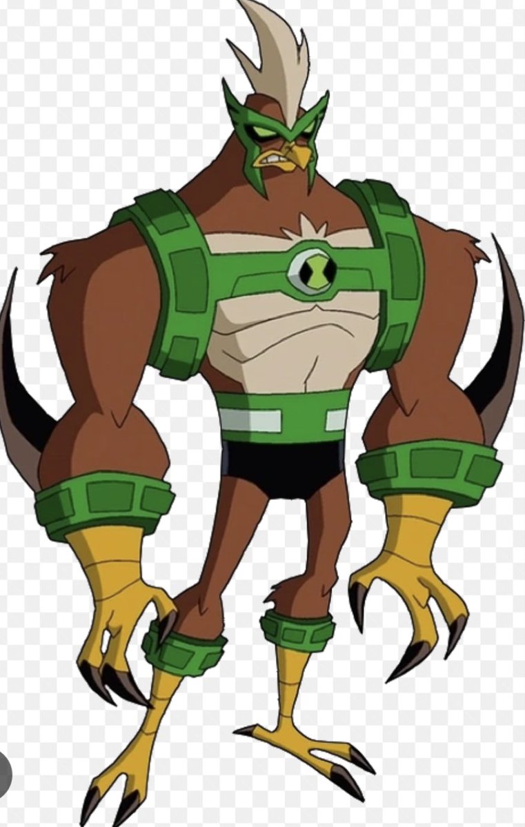 two2phace's tweet image. Ok so every version of Ben 10 has one of these guys:

Ben&apos;s go-to big muscular &quot;beat em up&quot; guy that he uses more than anyone else. And I&apos;m trying to decide which one I want to draw for my AU.

I&apos;m stuck between Kickin Hawk and Rath because I think they&apos;re the most interesting