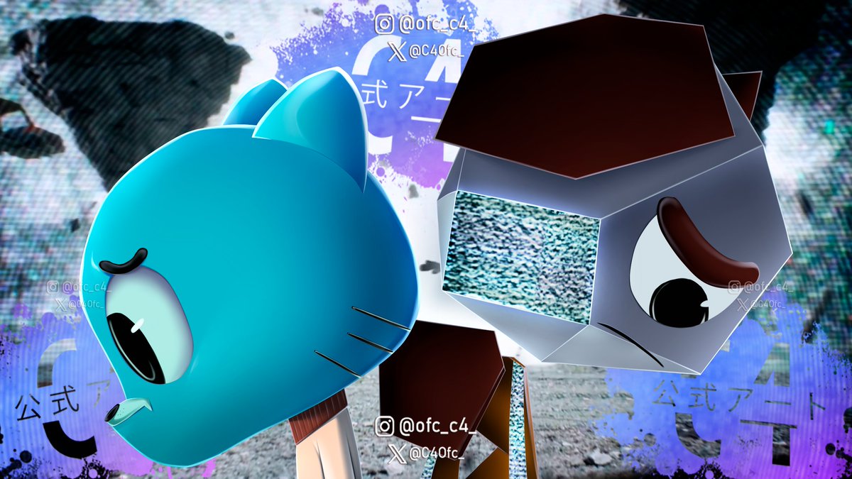 C4Ofc_'s tweet image. Comissão de Ilustração e Thumb P/: @OppPaulo
.
Personagens: Gumball e Rob
Universo: O Incrível Mundo de Gumball
Programas Usados: Paint Tool Sai & Photoshop
.
❤️+🔄=😊