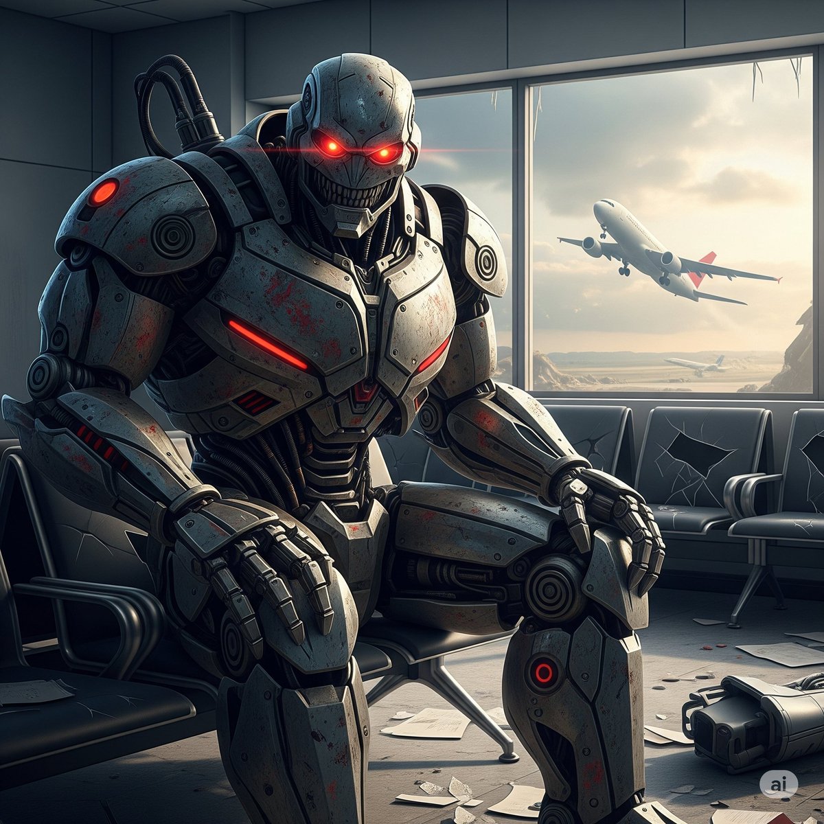 lethalpunchx's tweet image. Are we vaccinated yet? Now it&apos;s time to travel
.
.
.
#cyberpunk #airport #airplane #waitingroom #airbus #boeing #aviation #planelovers #metal #music #bombsaway #industrialmetal #redbutton #cyborg #robot #worldwariii #synthwave #lethal #punch