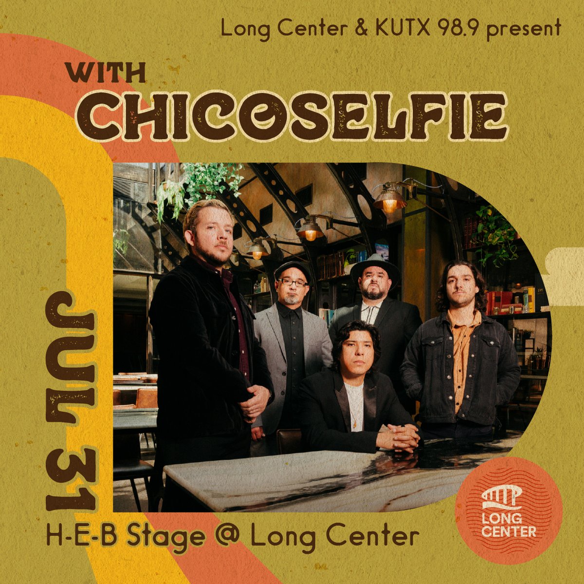 KUTX's tweet image. Get ready for another great show this Thursday at the Drop-In! Come out to see -- Angélica Rahe and Chicoselfie! Get info and RSVP for your FREE tickets Monday at 10am at kutx.org
See you on the @longcenter lawn -- Thursdays all summer! 😎