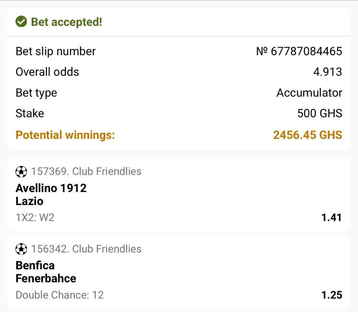 mrlamar01_'s tweet image. 5+ solid odds on secret bet🍏
Booking code ; E2N13
Register here if you don’t have an account; refpa35840.pro/L?tag=d_455995…
Use Promo code: DEARGOD