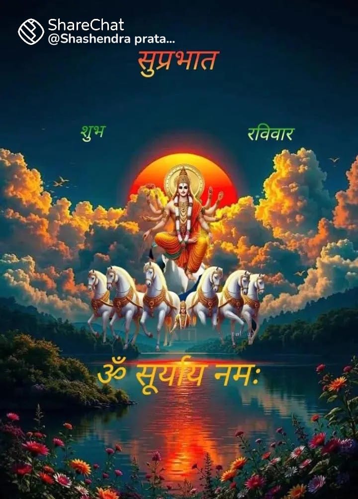 Sanjeev50977593's tweet image. ॐ सूर्य देवाय नमः 🙏🙏 
       शुभ रविवार 🌺🌺