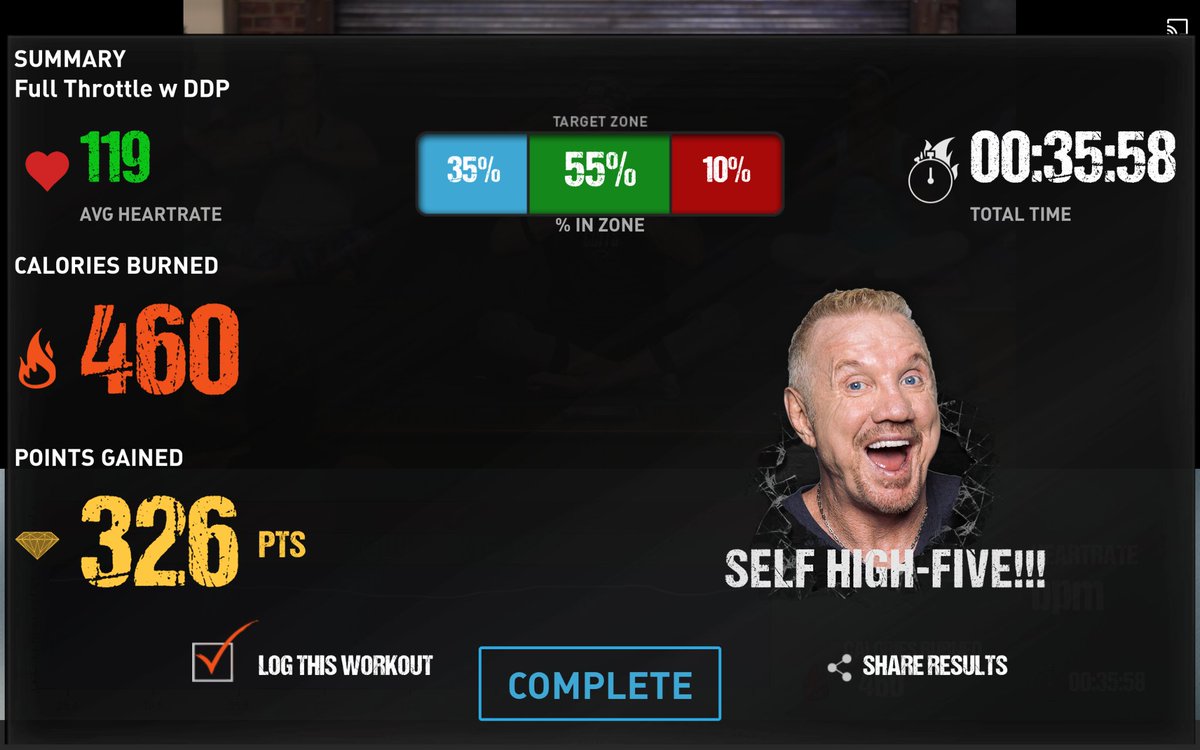 GetFitWithJared's tweet image. Quick round of @ddpyoga on this rather warm Saturday. Was hoping for a little more time on the mat but 👶 duty calls