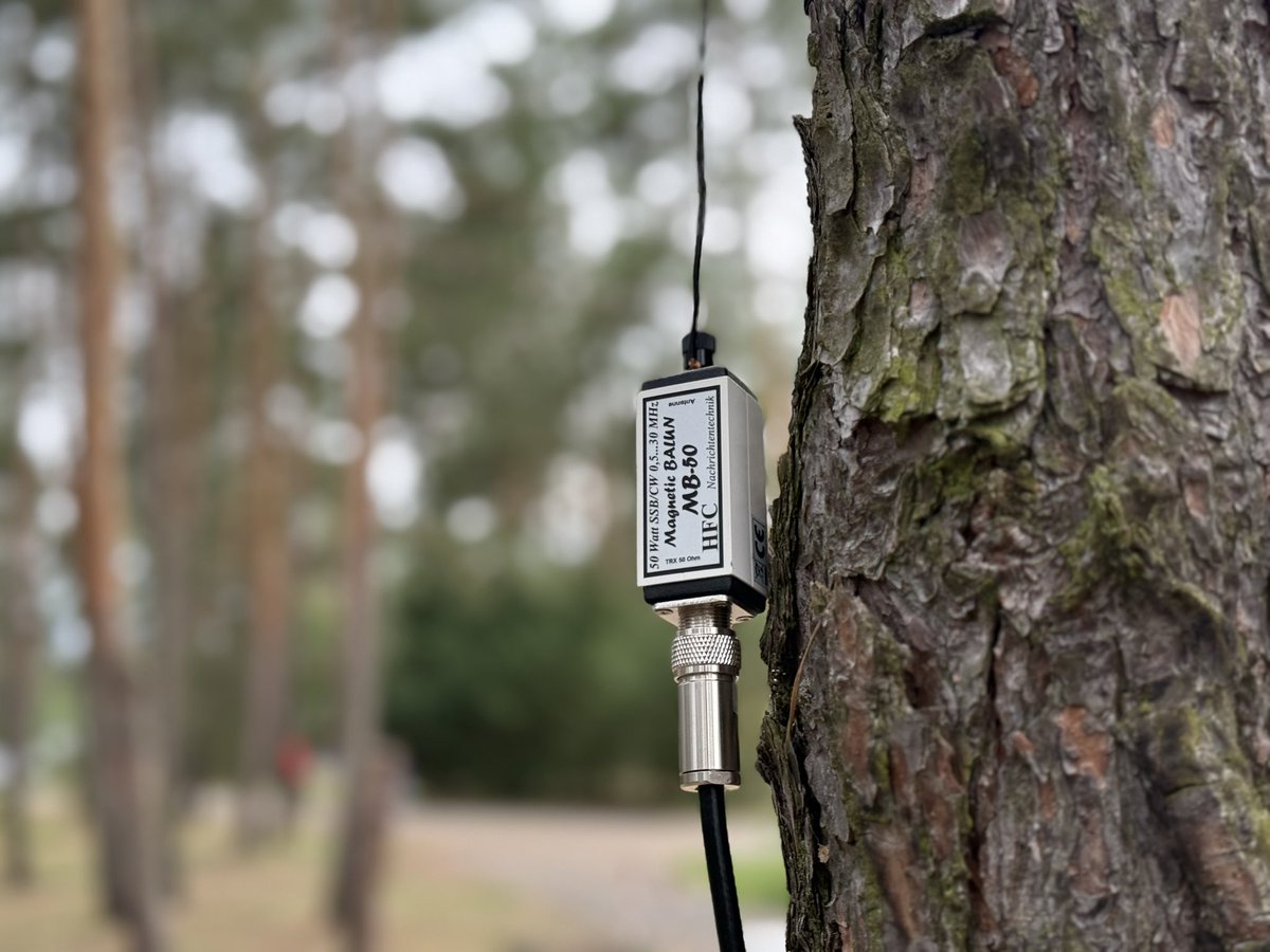 I am currently at the campsite with my QRP setup with FT8. 
#Amateurfunk #hamradio