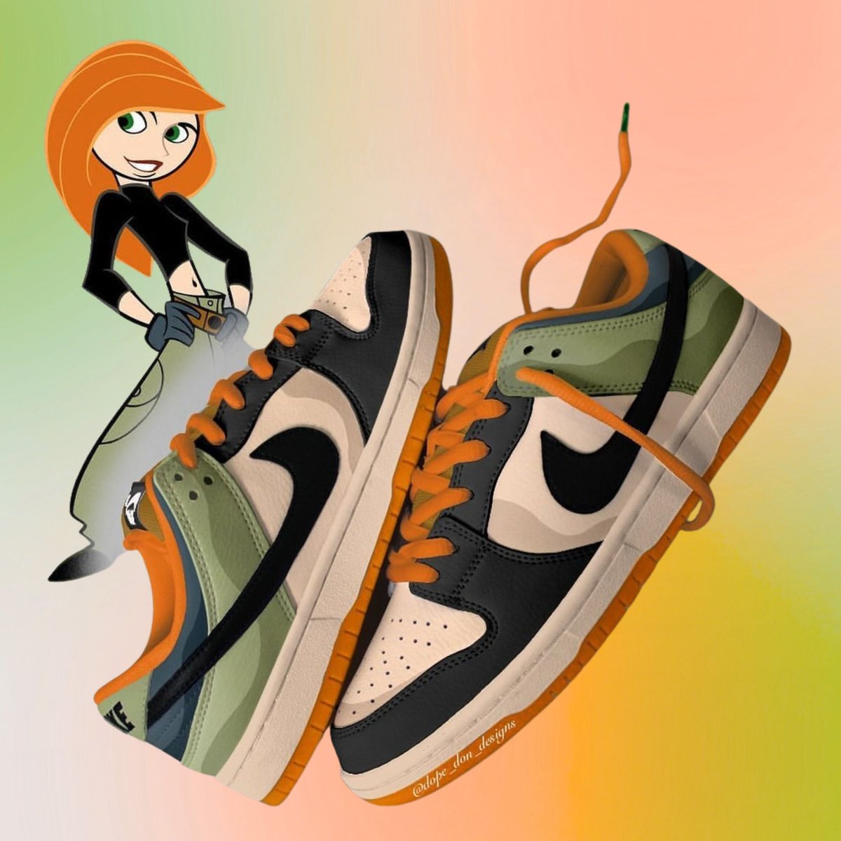 SneakerAlertHD's tweet image. Kim Possible x Nike SB Dunk Low 🕵🏻🧗🏻