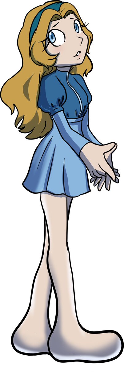 __Slashy__'s tweet image. Should human characters have blob feet?