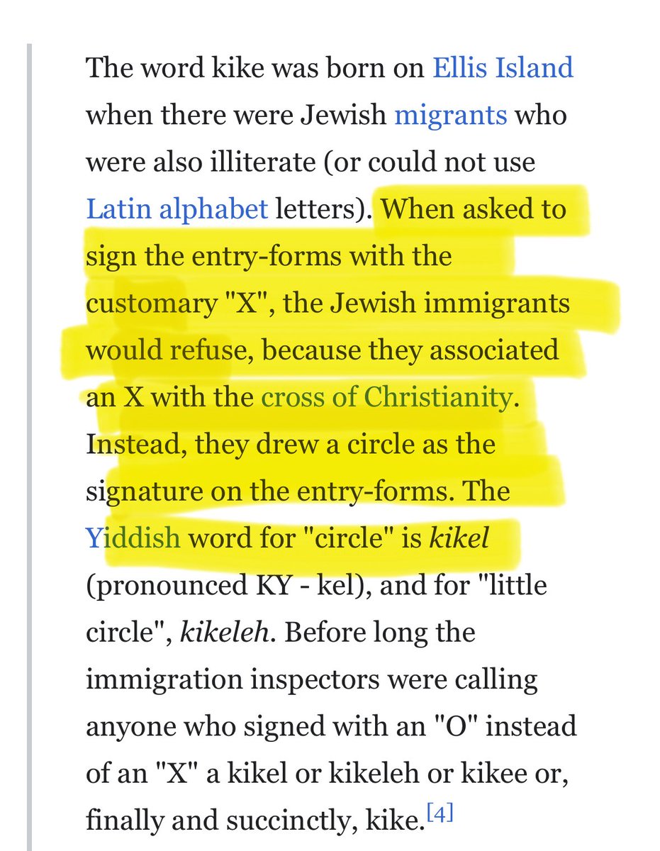 sonofsats's tweet image. Turns out kike is not even offensive 

But the reason why the jews are called that actually is disgusting. 

Judeo Christian my arse!