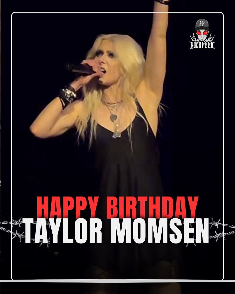 Wishing a very happy birthday to the great Taylor Momsen of The Pretty Reckless! 🤘