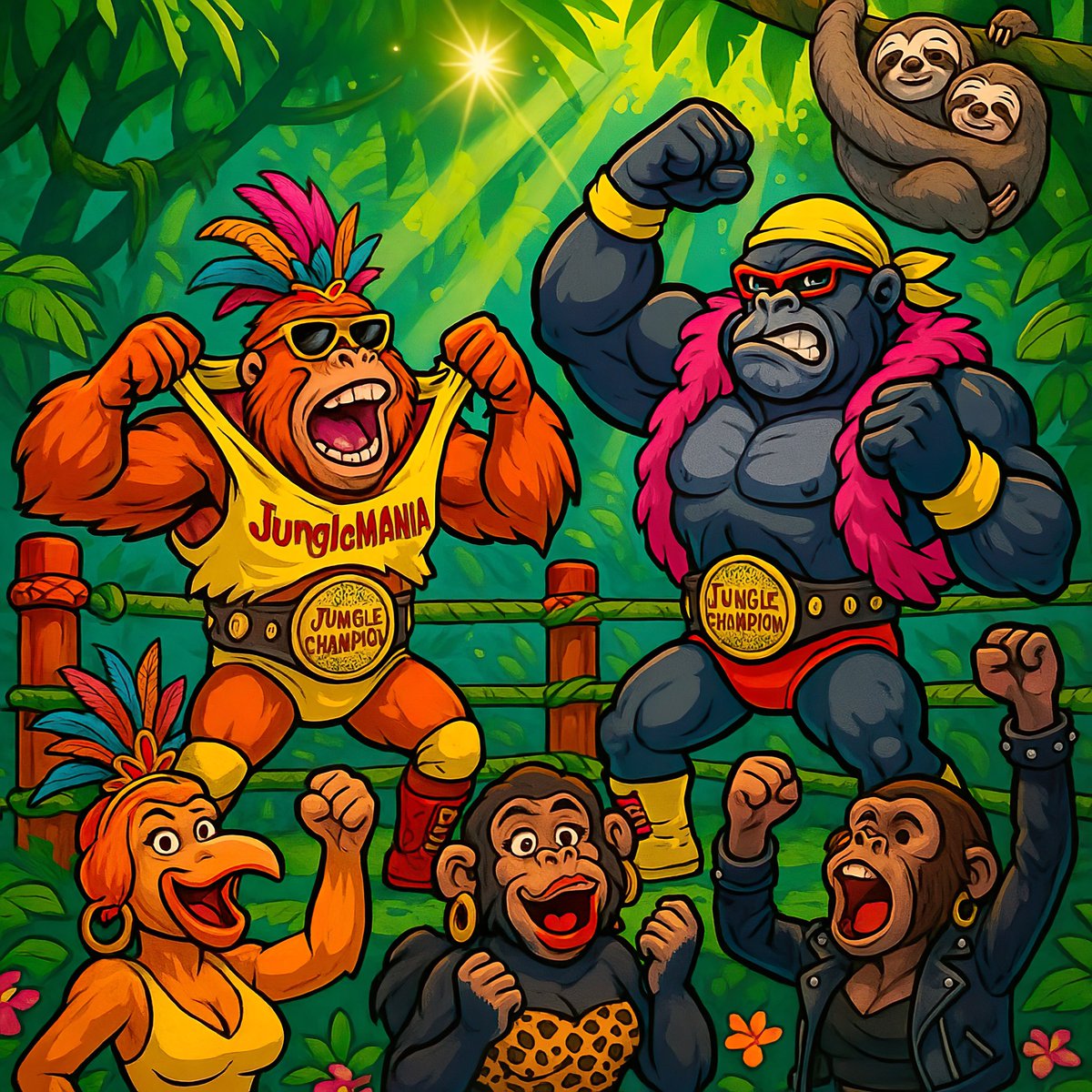 🦧Jungle Mania🦍
🎉Brand-new <a href="/objktcom/">objkt</a>
💚Edition of 25 for 0.66 $XTZ
🔽Link in comments

#NFT #tezosnft #nftcollector