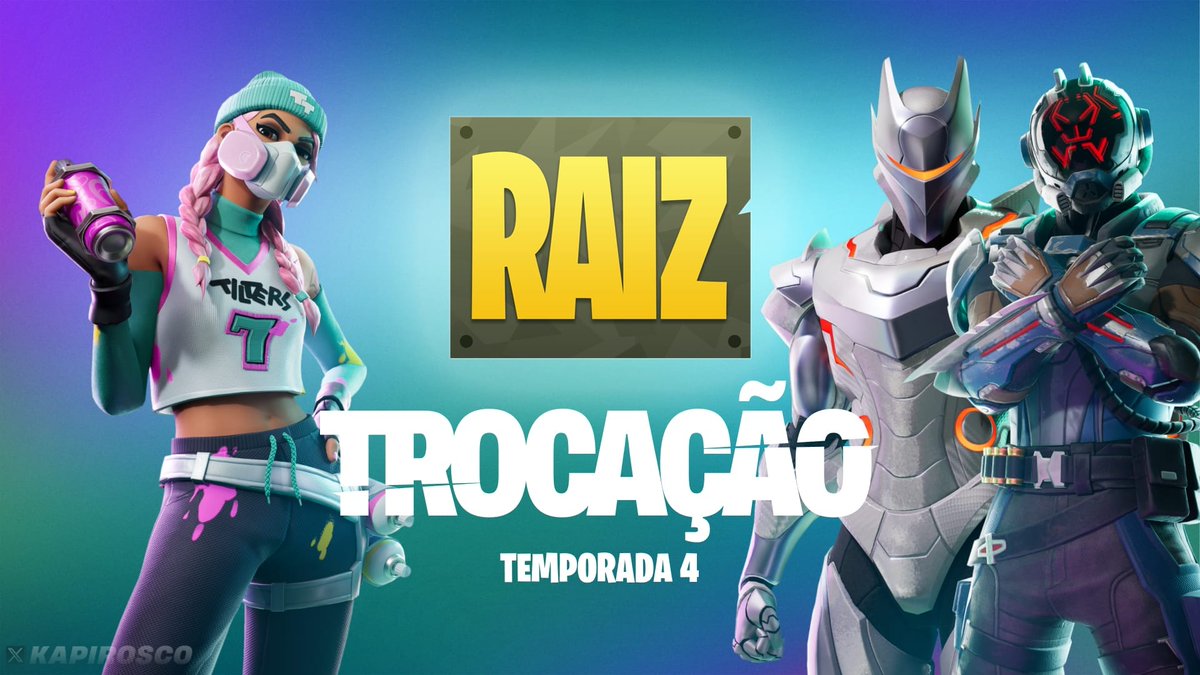 Kapirosco2's tweet image. 🖼️ A imagem de Playlist do Fortnite Raiz - Trocação acaba de ser atualizada!

ℹ️ @Kapirosco