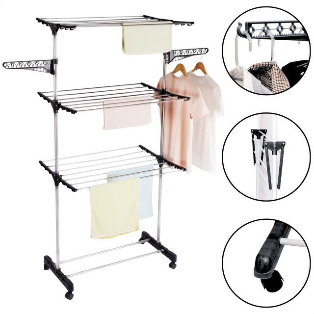 fuiproserasa's tweet image. 🧺 Varal De Chão Grande Varal De Roupas 3 Andares Dobrável com 48% OFF
🚫 De: R$ 119,90 ✅ por R$ 62,34 20PRACASA 🏷️
👉👉 Pegue a promoção aqui: mercadolivre.com/sec/25LX59K