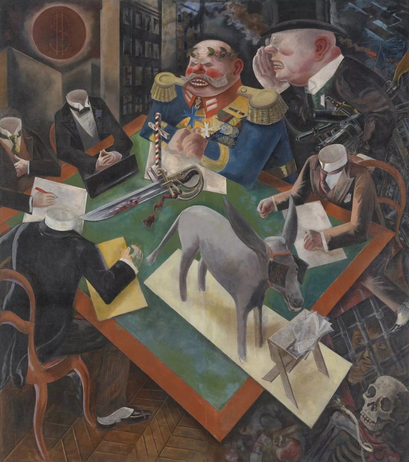 yianniseinstein's tweet image. George Ehrenfried Grosz (July 26,1893-July 6,1959) was a German painter.Eclipse of the Sun 1926 Έκλειψη Ήλιου