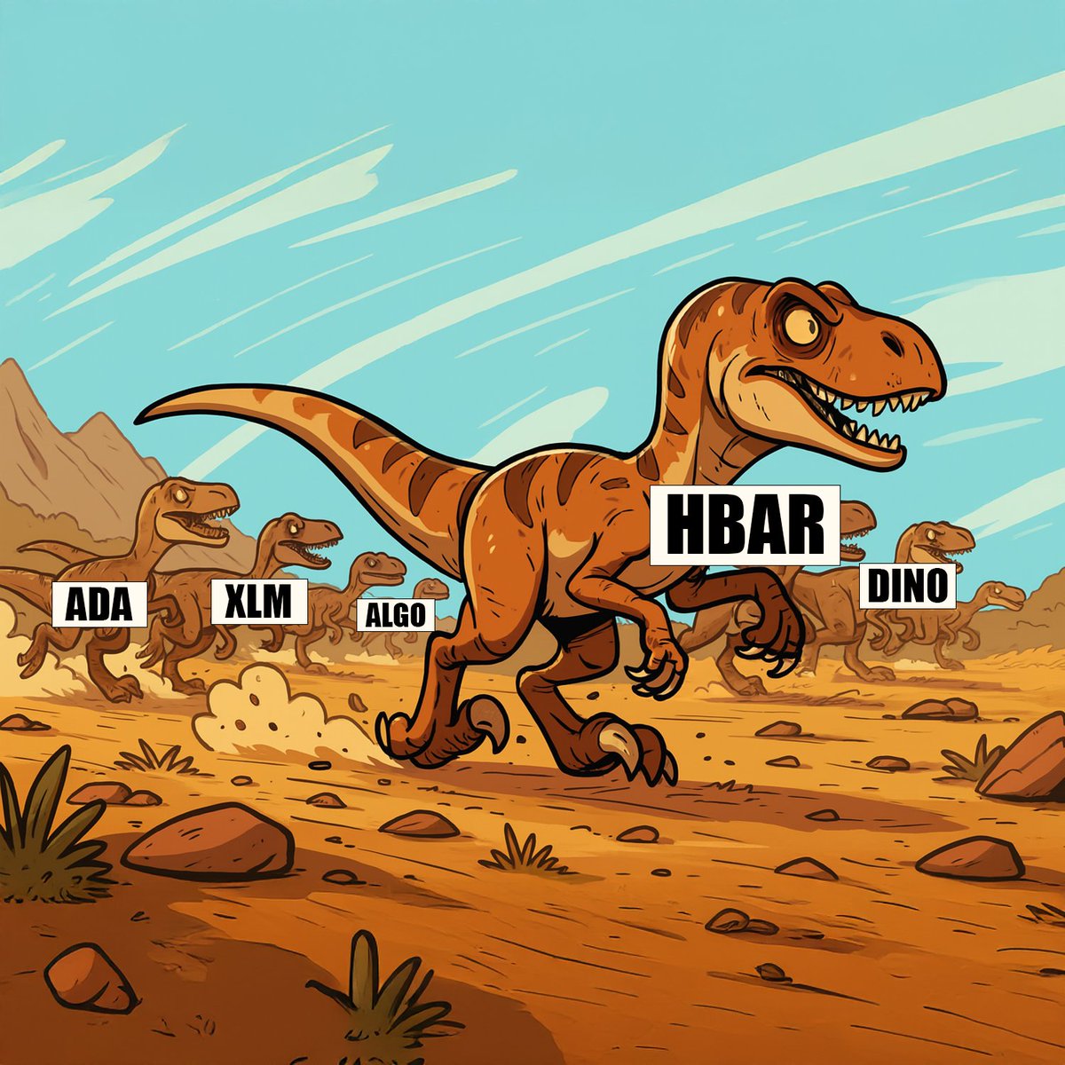 dino_hbar's tweet image. next phase of the dinocoin supercycle just dropped
$HBAR is leading the pack 🦖
and we’re not slowing down