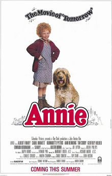 NextOnTCM's tweet image. Annie (1982) 

An orphan girl teaches a wealthy businessman how to love again and see happiness in life. 
DIR John Huston, James Arnett, Gary Martin 
CAST Albert Finney, Carol Burnett, Aileen Quinn

2 HRS 15 MINS | MUSICAL | 2:00 PM EDT
