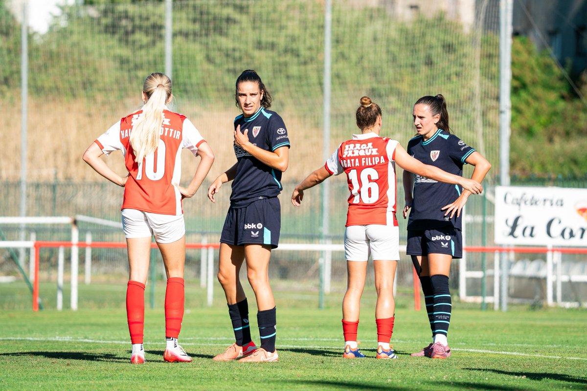 AthleticClubFem's tweet image. π Cogemos sensaciones. Poco a poco, leonas.
β
Denboraldiaurreko lehen minutuak.
πͺ Lanak ez du etenik!
#AthleticSCBraga #AthleticClubFem π¦