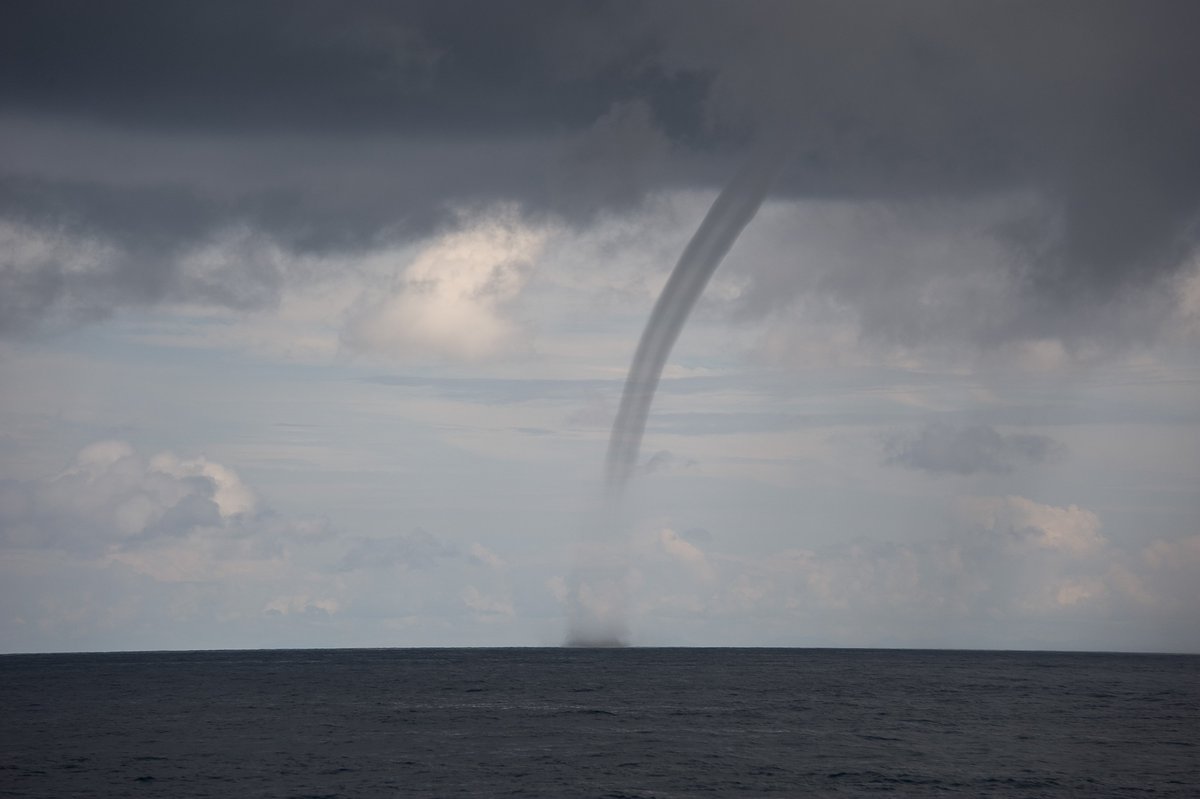 TaylorRGrayAuth's tweet image. Eerie Earth Weather Phenomena - Waterspouts. Imagine sailing along on a boat when dark clouds roll in. You think to yourself, this isn't a big storm and the wind isn't very strong, I'll be fine. The next thing you know, the water around your boat starts to form in an odd dark…