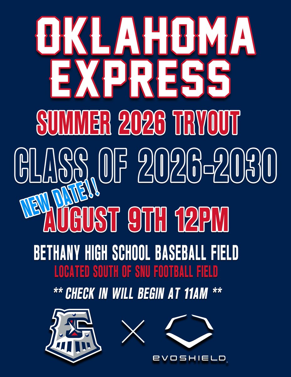 🚨NEW TRYOUT DATE🚨
Come be a part of something special!🚂‼️

• 90+ College Baseball Players 
• 3 MLB Draft Picks
• College Coaches on Staff 
• DEVELOPMENT 
• 2 Connie Mack World Series Appearances

Use the following link to get signed up:
forms.gle/2k12Z9rbtYux1D…