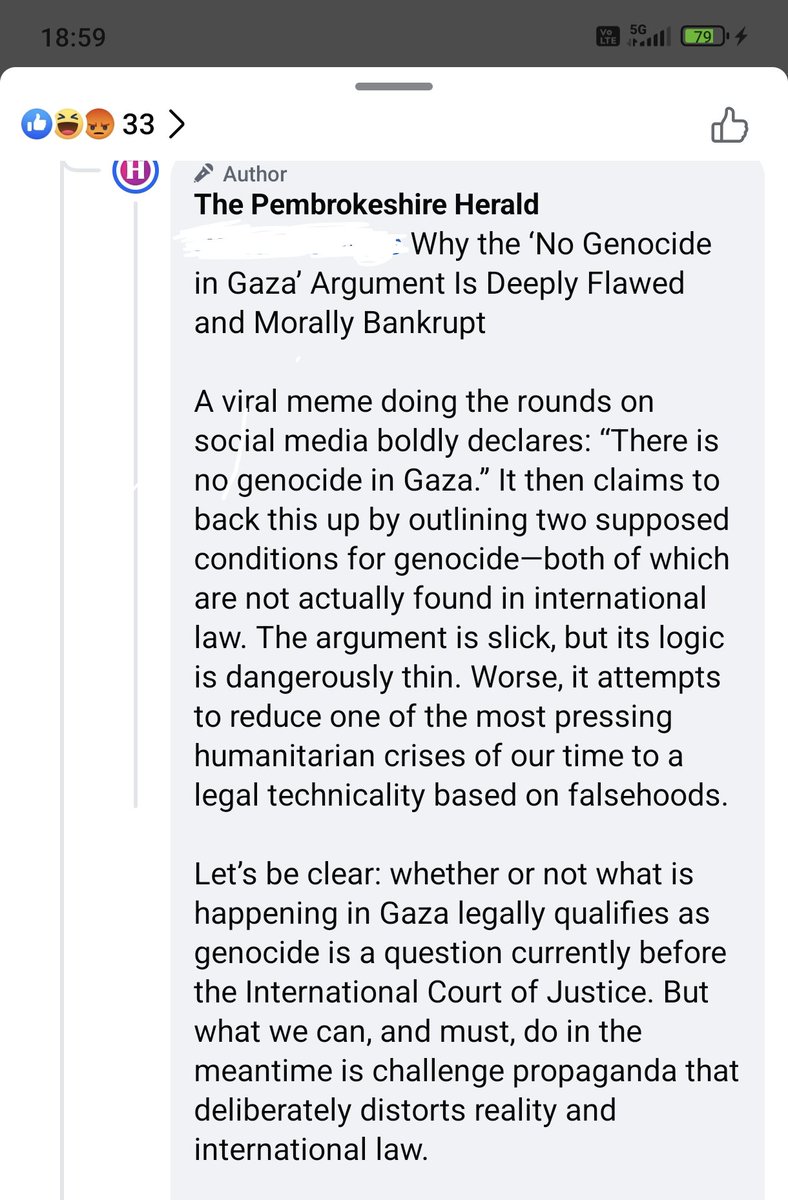 xMaccabix's tweet image. Sighs deeply... went on FB and saw my local newspaper the @PembsHerald had reported on a pro palestinian demonstration Aberystwyth.
The comments section was mostly people taking the piss out of the surprisingly and the Herald being not exactly neutral