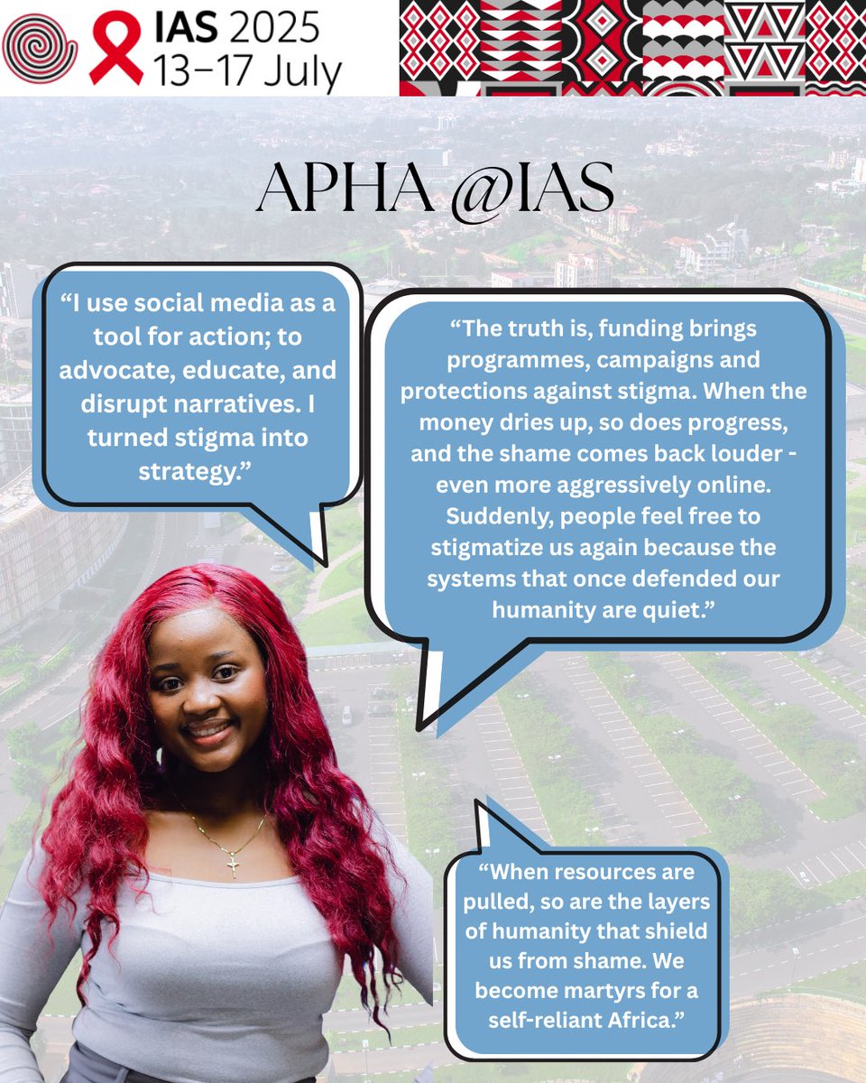 APHA AT #ias2025 

Nomonde spoke truth to power at the #ias2025 closing session.