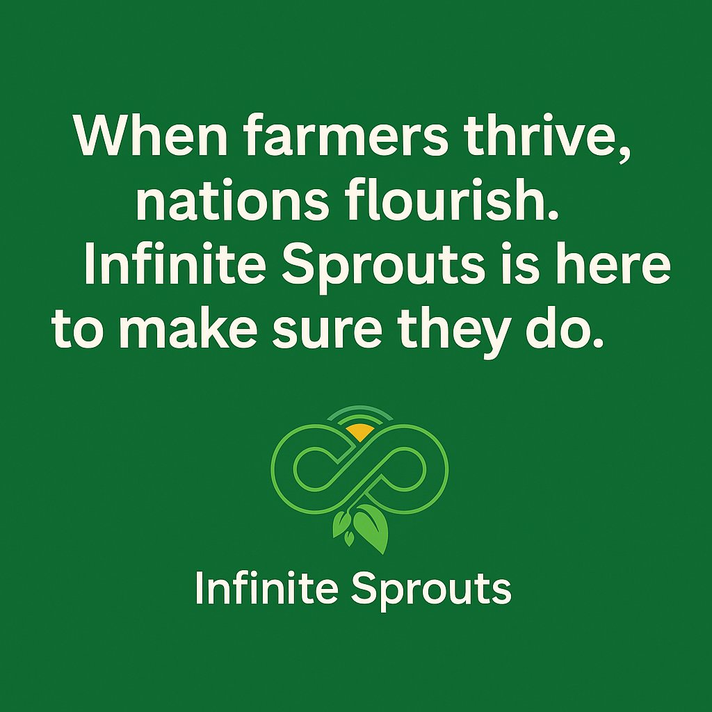 Infinitsprouts's tweet image. Real growth begins when farmers are no longer left behind.