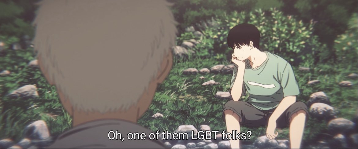 RiverFayee's tweet image. HE SAID THE THING… but also this whole scene is so sad, someone being considered diseased for being gay in their town gives so much context as to why Yoshiki and Hikaru as so repressed it makes me so sad