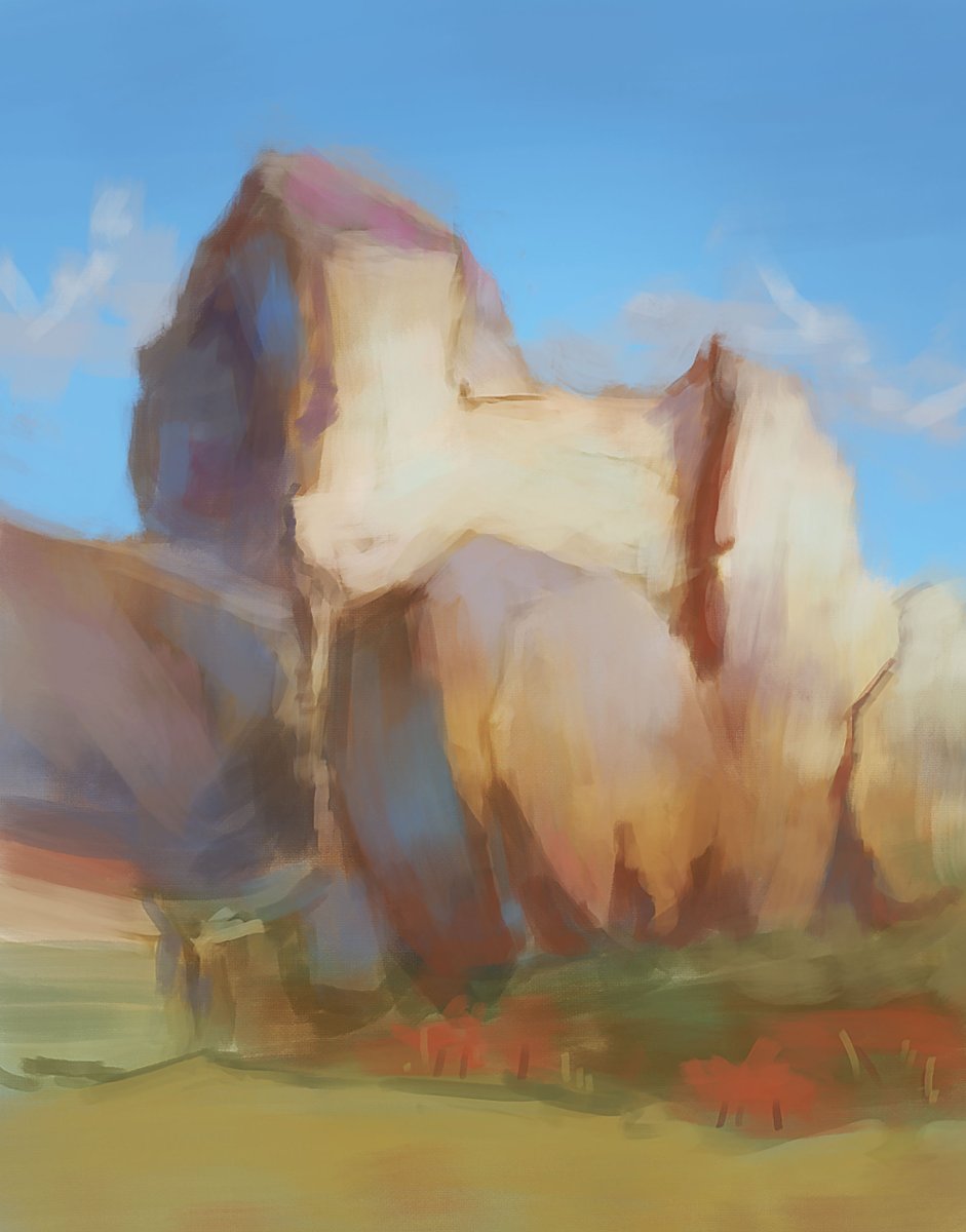 LunaAkane24's tweet image. A quick master study to practice color and light
#landscapepainting #artstudy #digitalpainting #pleinair #colorpractice #speedpainting #artpractice #paintingstudy