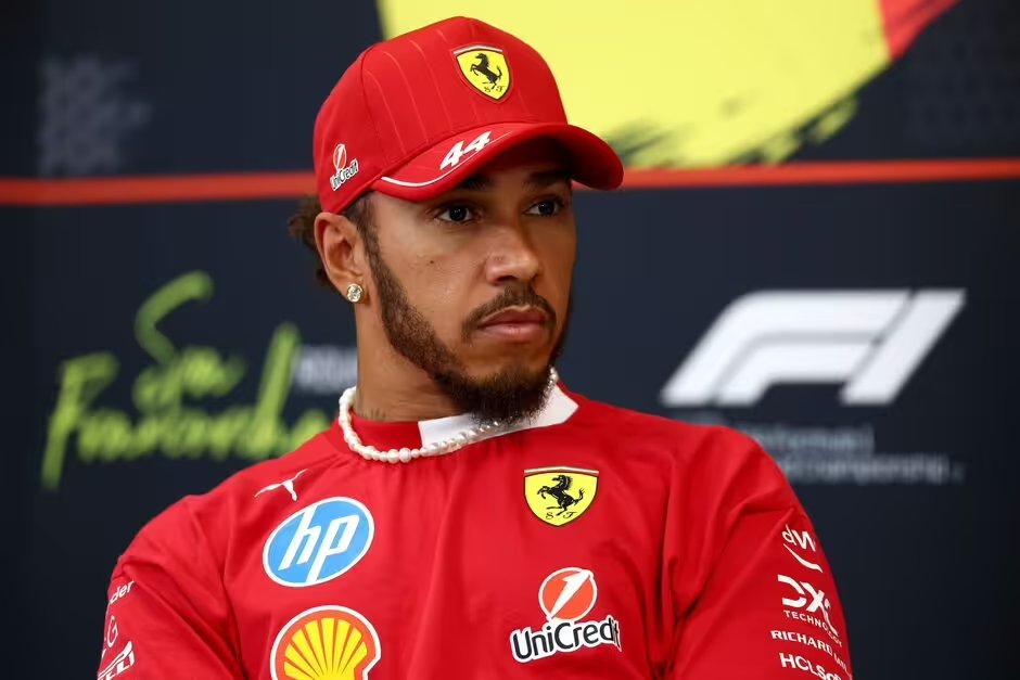 ExpressUSSport's tweet image. Lewis Hamilton claims that a new component on his Ferrari contributed to the spin that knocked him out during the opening session of sprint qualifying on Friday
the-express.com/sport/motorspo…