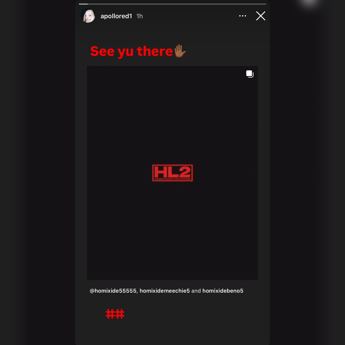 DBL0ARCHIVE's tweet image. ApolloRed1 will be at Homixide Gang’s ‘Homixide Lifestyle 2’ release party 👀