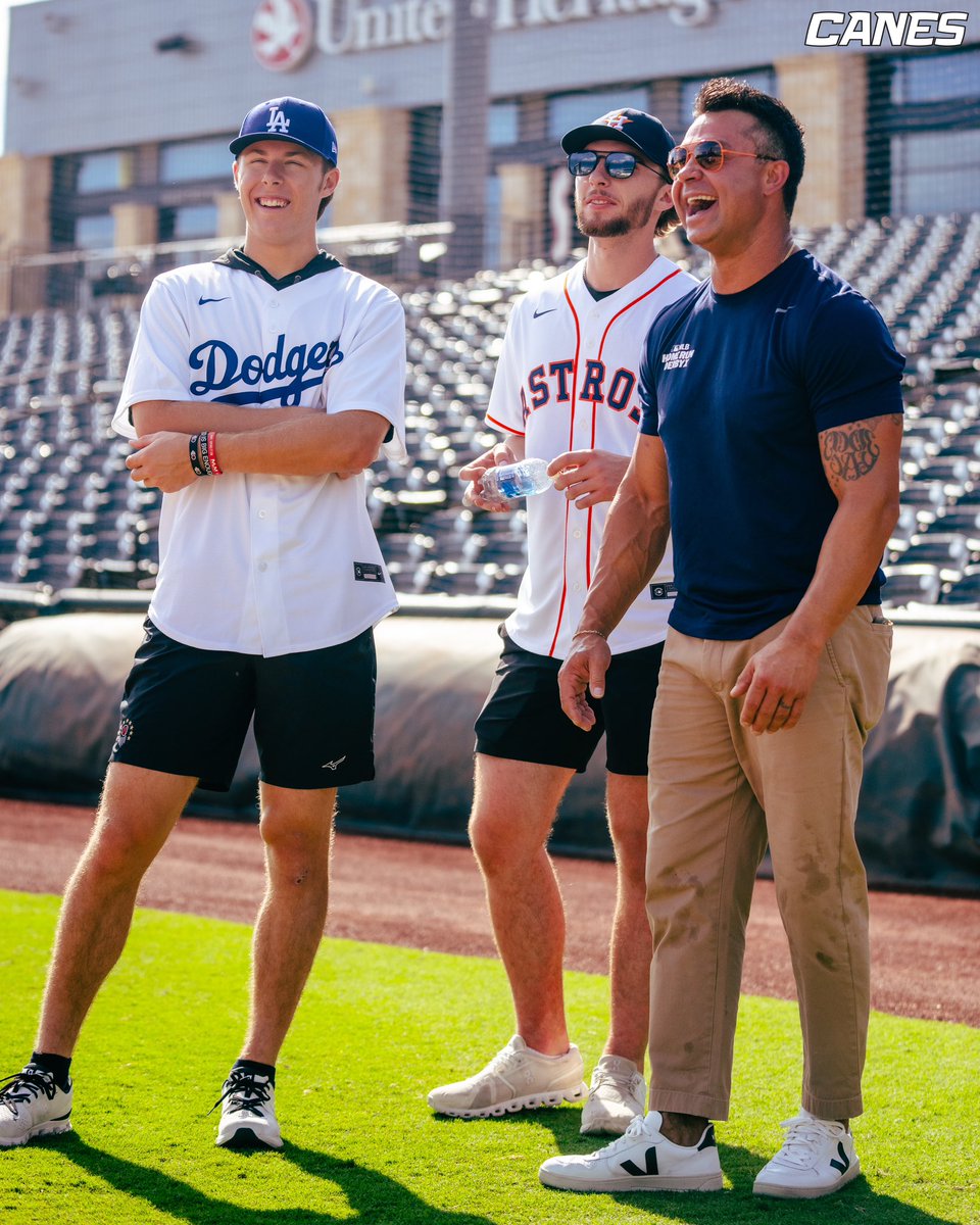 TheCanesBB's tweet image. On site at the MLB Home Run Derby X at Dell Diamond in Round Rock, TX with 2 Canes studs🤩 @Turn2Grady @Travis1Sanders
#thecanes #DifferentBrandOfBaseball