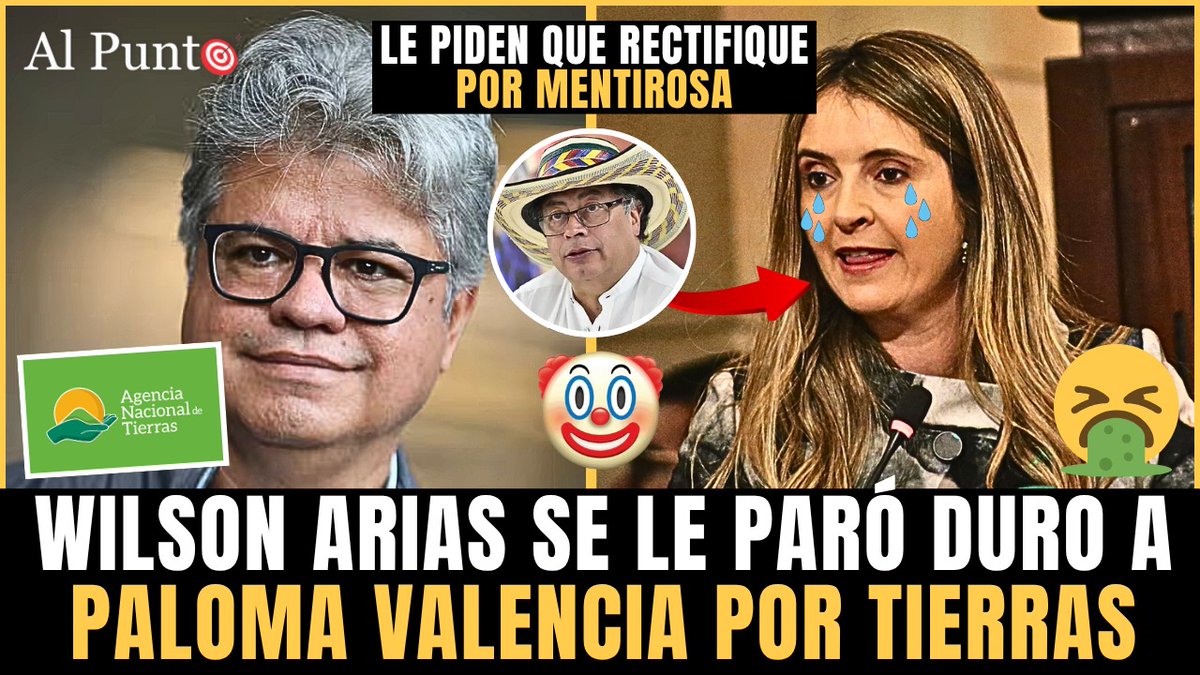 AlPuntoCol's tweet image. 🚨💪 SUFRE Paloma por TIERRAS entregadas a campesinos. Wilson A. la DESENMASCARA ¡Piden que RECTIFIQUE!
👉 youtu.be/qrqGz6xhj34