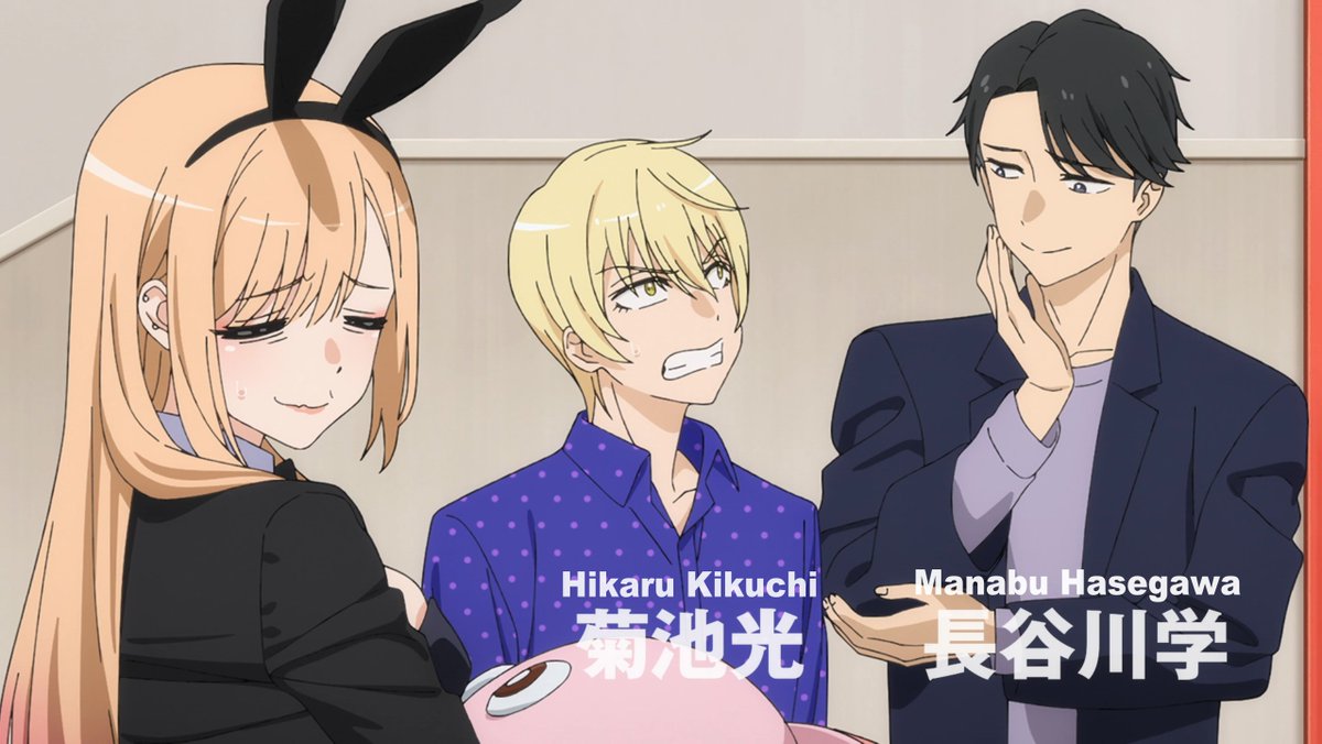 ConnerAllisonVA's tweet image. Hopping into the ever-charming My Dress-Up Darling S2 this week as Marin's friend and stylist, Manabu Hasegawa! Watch the English dub of Episode 14! 🖤
I am SO grateful to @RetroJono for letting me play this absolute diva, and to be able to be the "straight" man to @BelRusapeVO!