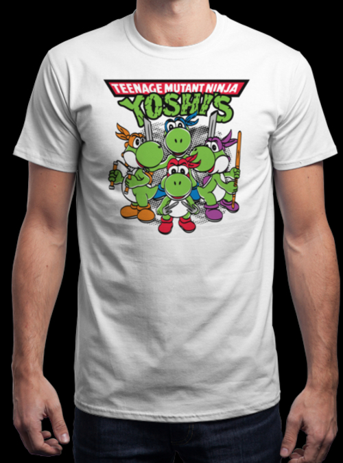 qwertee's tweet image. "Teenage Mutant Ninja Yoshi's" is today's tee on qwertee.com RePost for a chance at a FREE TEE!